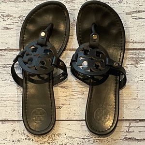 Black Tory Burch Miller sandals